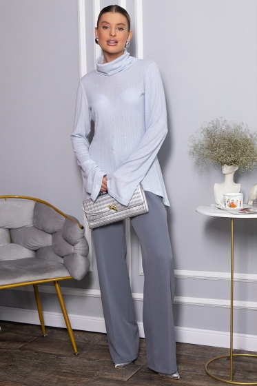 Джемпер В объятьях нежности (нежно-голубой) Б14447-4М