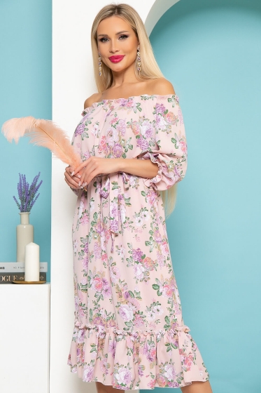 Платье "Дикий ангел" (розовое) П3955