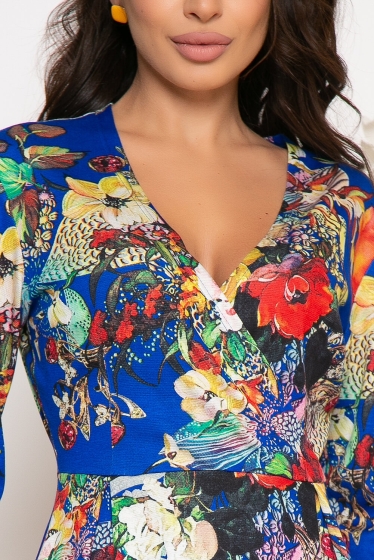 Платье "Вивьен" (мультиколор) П3936