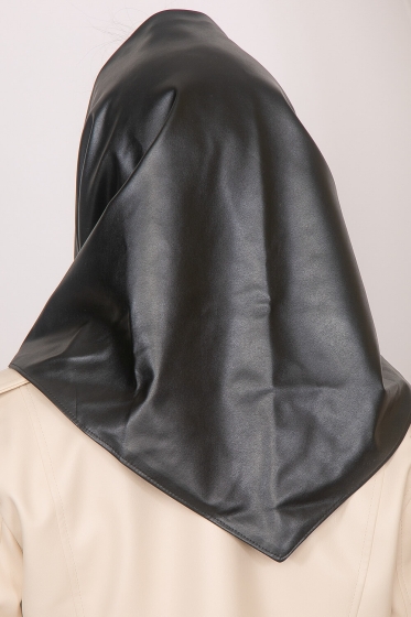 Косынка из экокожи (блэк) КЭ1