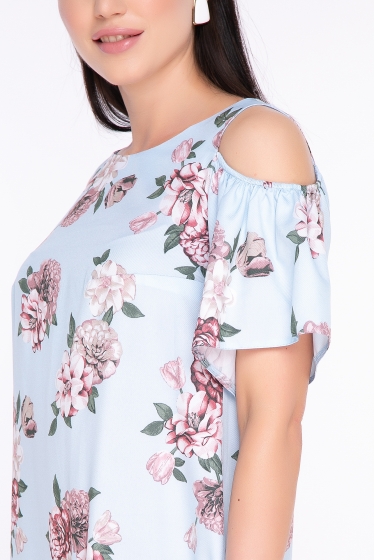 Платье "Марианна" (пионы) П3375