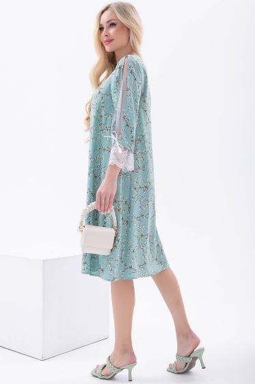 Платье "Яна" (полынь) П6015