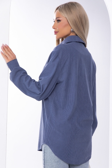 Рубашка "Дыхание весны" (джинс) Б8228