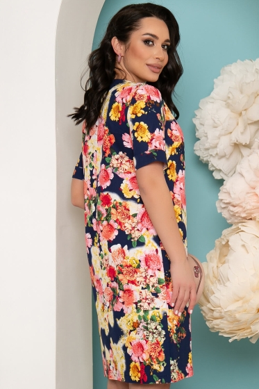 Платье "Люси" (цветы) П3482