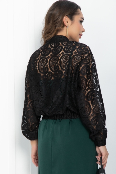 Бомбер Кружева (черный) Б11870