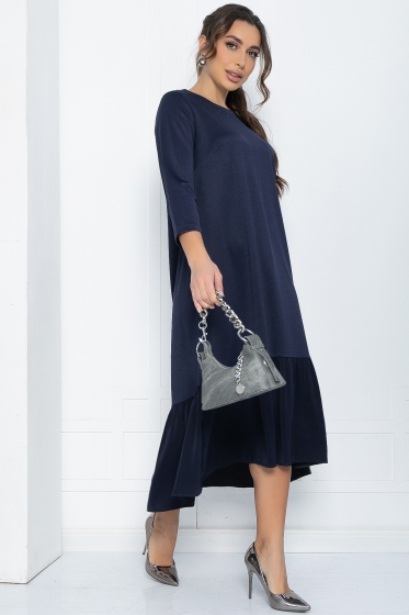 Платье Русалка (синее) П12098