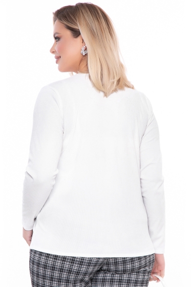 Джемпер "Прикосновение нежности" (белый) Б3247