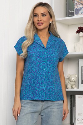 Блуза Мелита (сине-фиолетовая) Б13795-29М