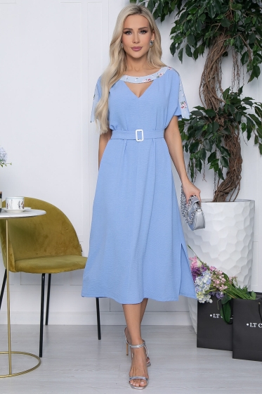 Платье Сказка (голубое) П10622