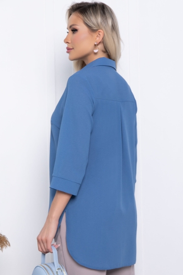 Блуза "Ирэн" Б7222 (голубая)