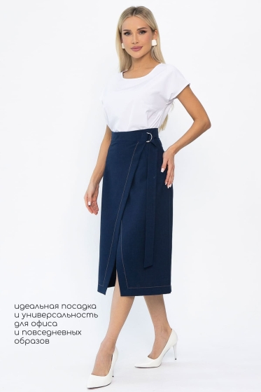 Юбка Соренто (синяя) Ю11597