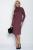 Платье В ритме мегаполиса (бордовое) П11124