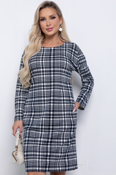 Платье "Амира" П7215 (Клетка)