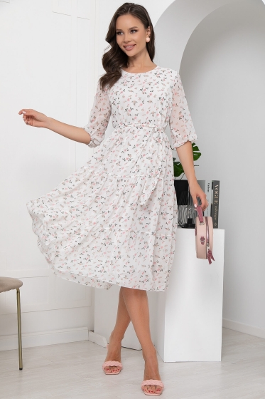 Платье "Виталина" (вайт) НЬЮ П6097
