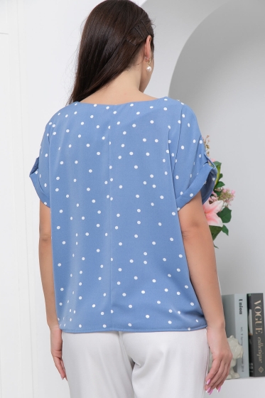 Блуза "Ханна" (блю) Б6079