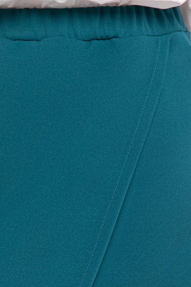 Юбка "Трендовая вещь" (темная бирюза) Ю8265