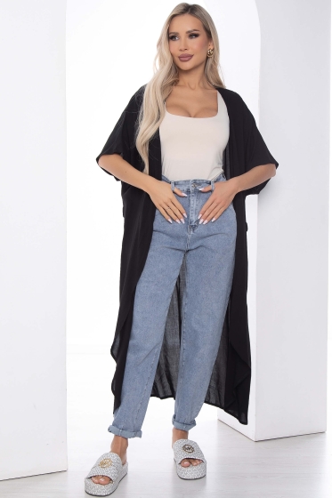 Парео Пляжный сезон (черное) П11768