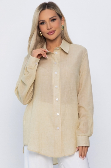 Рубашка Воздушное настроение (бежевая) Б13828-7М