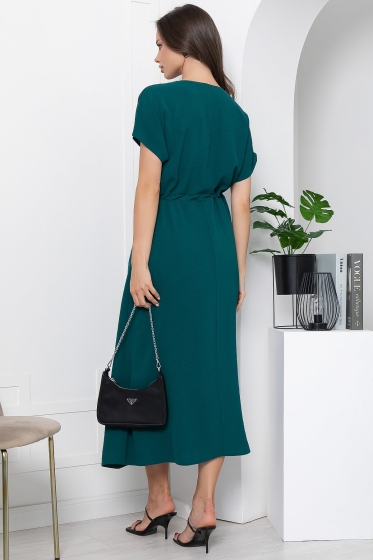 Платье "Лина" (изумруд) П6047