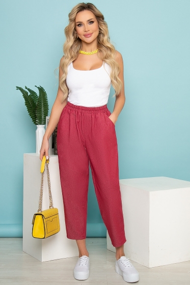 Брюки "Монте-Карло" (малиновый сорбет) Б3319