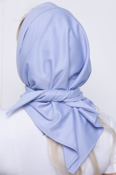 Косынка с отворотом (голубая) КО16