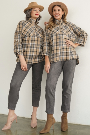 Костюм "Капитолина" (грей) НЬЮ К4759