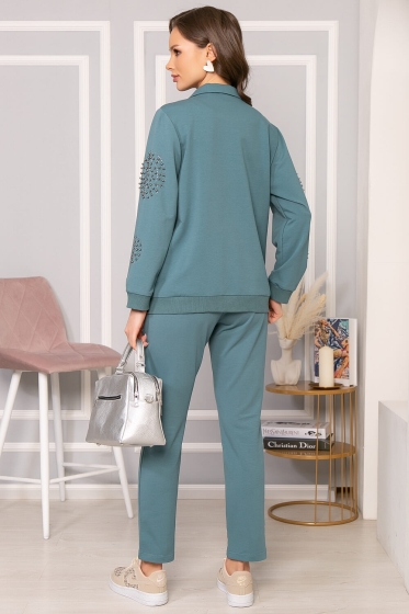 Костюм "Ксения" (темная мята) К4974