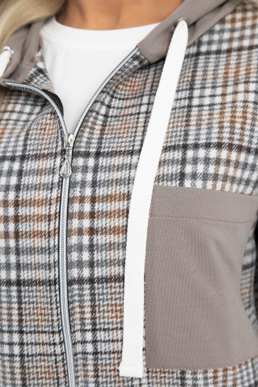 Рубашка Больше чем стиль (бежевая) Б12794М