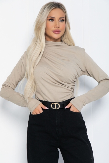 Лонгслив Тайна сердца (бежевый) Б12405-7