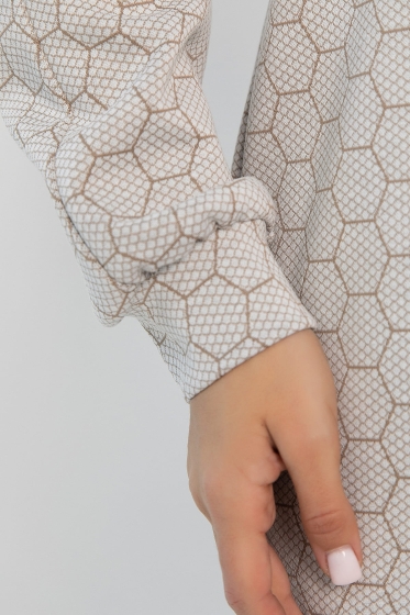 Платье Изящный образ (бежевое) П13750-19М