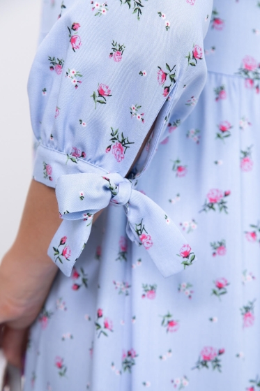 Платье "Романтика" (голубое) П7068