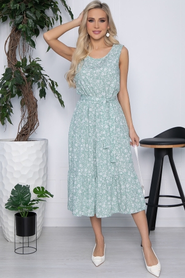 Платье Лерато (зеленое) П10682