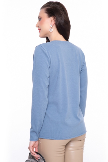 Джемпер "Прикосновение нежности" (джинс) Б3129