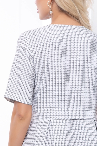 Платье "Кэри" (мятные розы) П7062