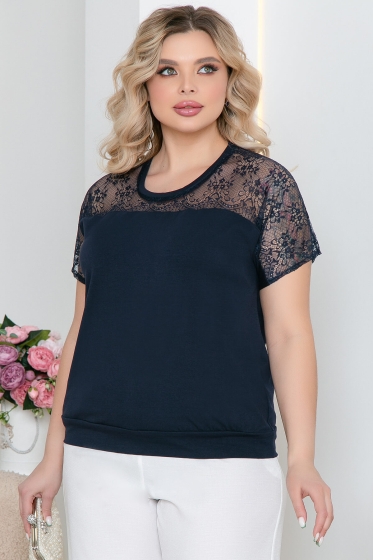 Блуза "Анила" (блю) Б5554