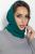 Косынка с подворотом (изумруд) КП23 Косынка с подворотом (изумруд) КП23