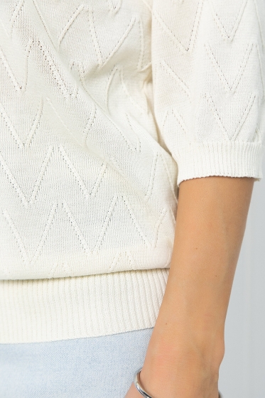 Блуза Капель (молочная) Б12836-18М