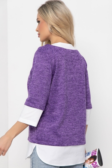 Джемпер "Нежный акцент" (фиолет) Б8507