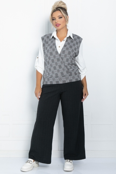 Жилет Элегия (серый) Б11411