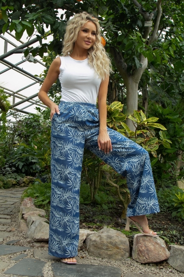 Брюки Летняя пора (синие) Б13477-16М