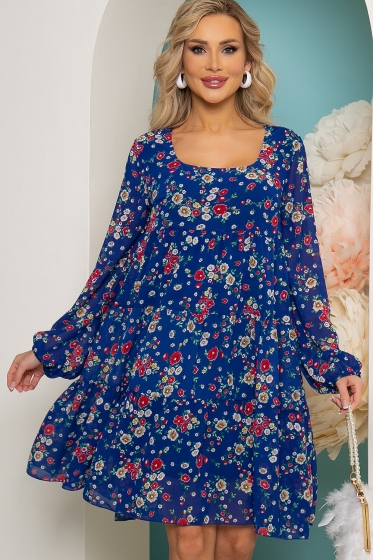 Платье "Милее всех" (цветы) П3558