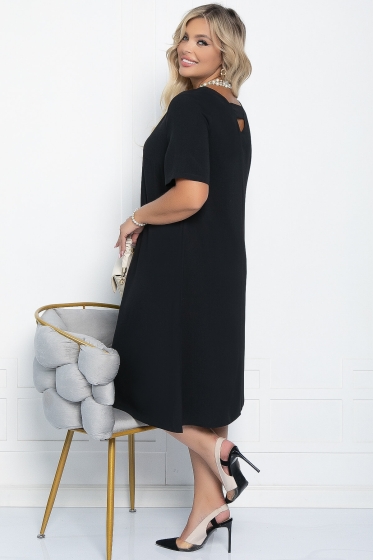 Платье Ронда (черное) П11106