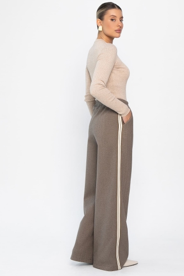 Брюки утепленные трикотажные Вильнюс (брауни) Б14451-5М