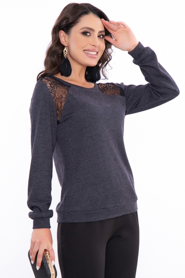 Джемпер с кружевом "Сабина" Б2811