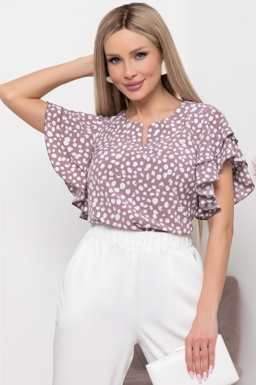 Блуза "Рия" (капучино) Б5797