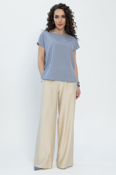 Блуза Покоряя сердца (джинс) Б13540-1М