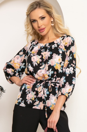 Блуза "Моника" (черная) Б3958