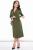 Платье "Современная классика" (горчично-зеленое) П3145 Платье "Современная классика" (горчично-зеленое) П3145