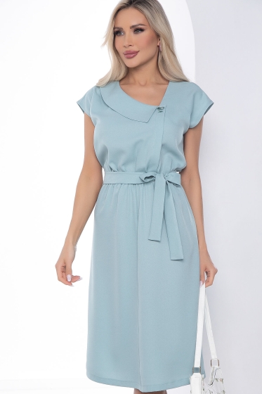Платье Элегантное решение мята П10191