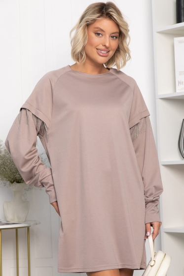 Платье Стелла (пыльная роза) П14231-5М